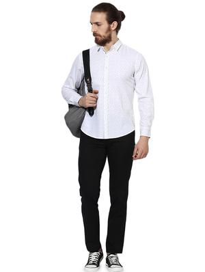 white printed casual shirt - 16702155 - Standard Image - 4