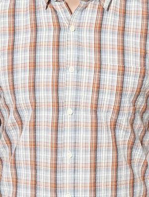 multi colored checkered casual shirt - 16702160 - Standard Image - 5