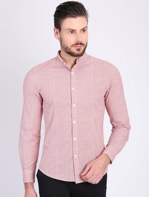 pink printed casual shirt - 16702162 - Standard Image - 1