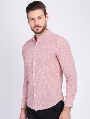 pink printed casual shirt - 16702162 - Standard Image - 2