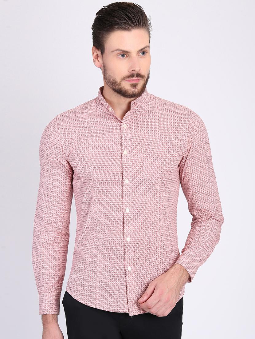 pink printed casual shirt - 16702162 - Zoom Image - 1