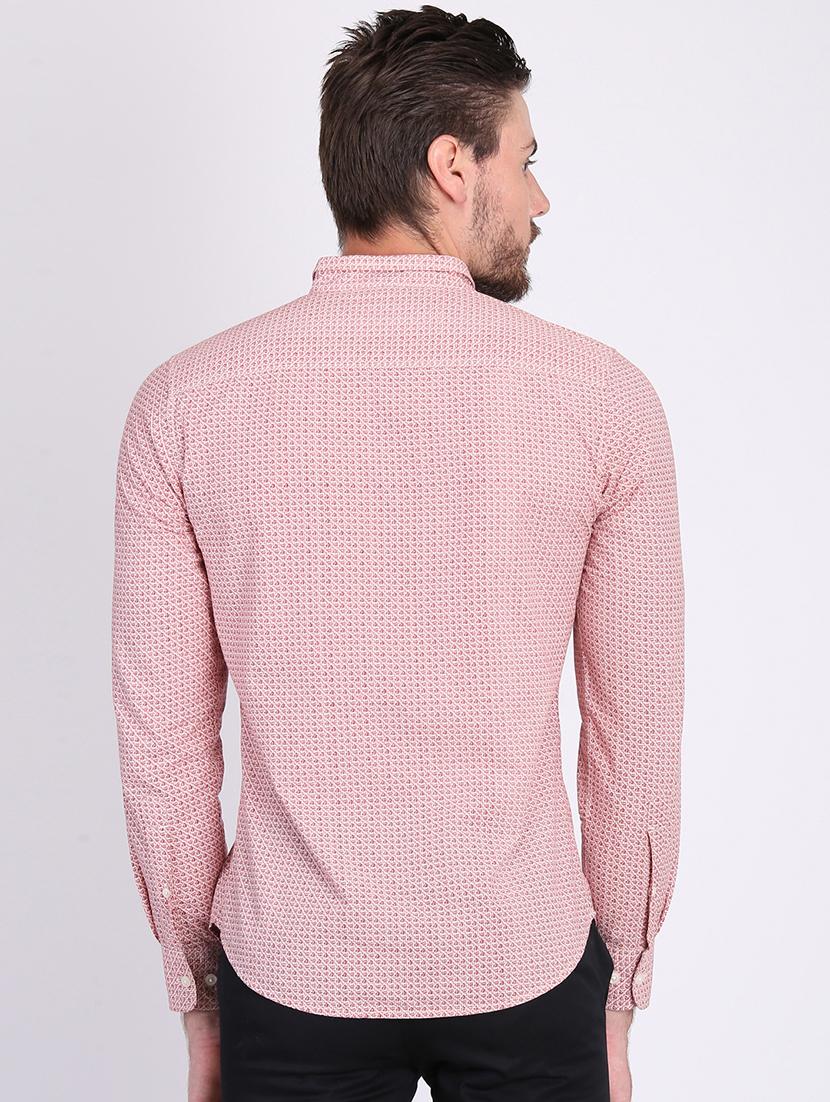 pink printed casual shirt - 16702162 - Zoom Image - 3