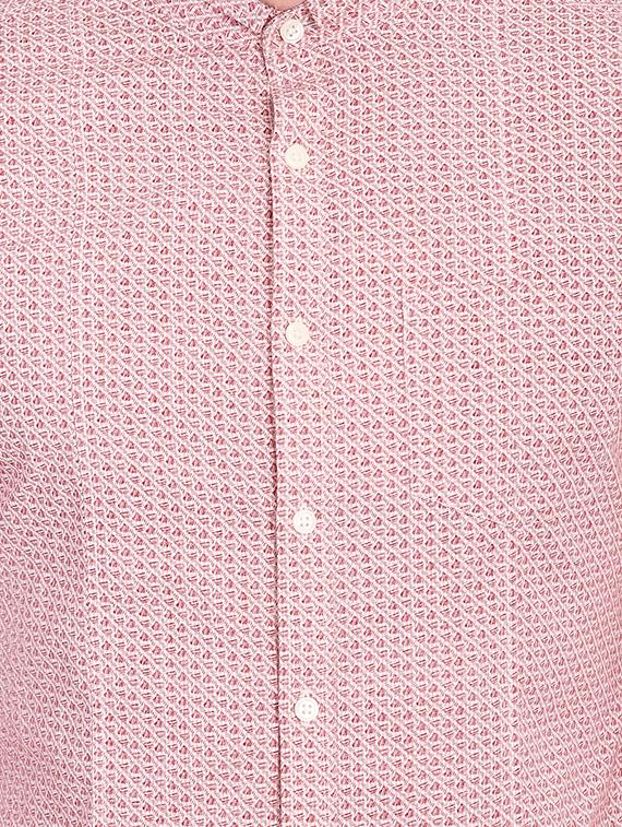 pink printed casual shirt - 16702162 - Zoom Image - 5
