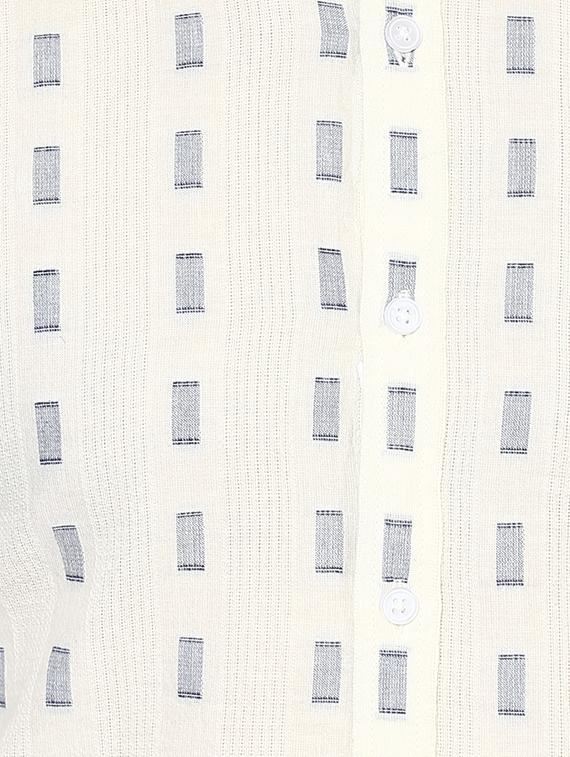 white printed casual shirt - 16702164 - Zoom Image - 5