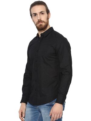 black printed casual shirt - 16702169 - Standard Image - 2
