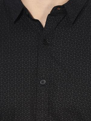 black printed casual shirt - 16702169 - Standard Image - 5
