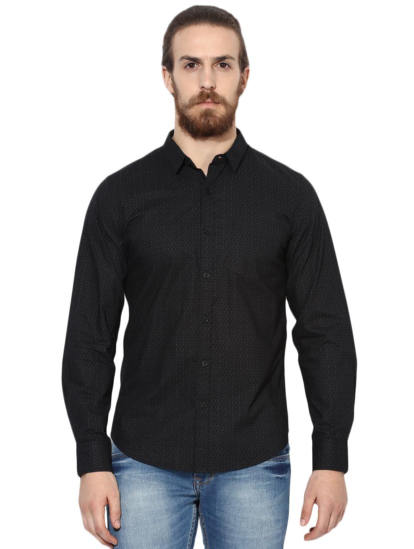 black printed casual shirt - 16702169 - Zoom Image - 1
