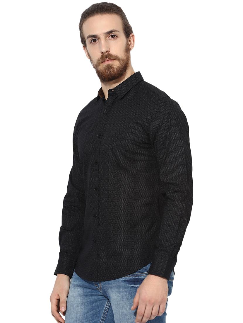 black printed casual shirt - 16702169 - Zoom Image - 2
