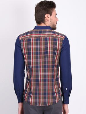 multi colored checkered casual shirt - 16702185 - Standard Image - 3