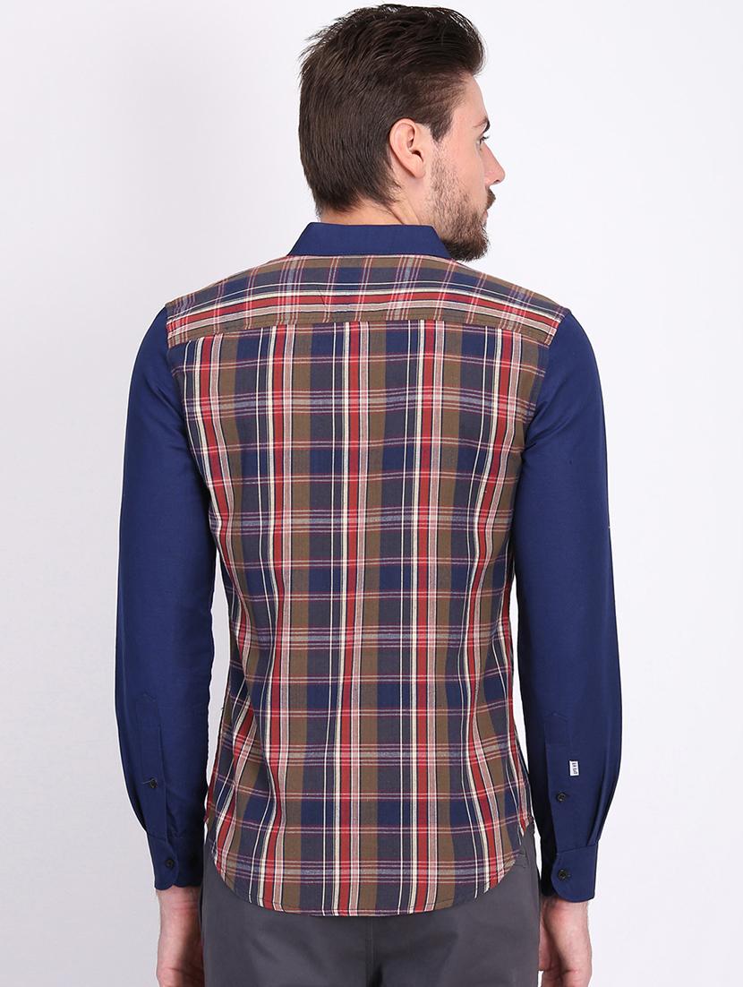 multi colored checkered casual shirt - 16702185 - Zoom Image - 3