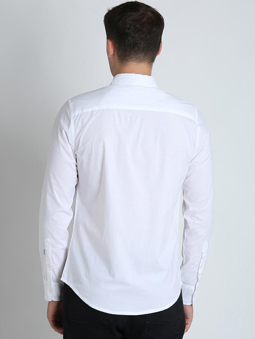 white taped casual shirt - 16702204 - Zoom Image - 3