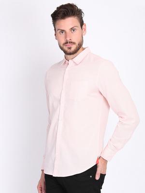 pink checkered casual shirt - 16702212 - Standard Image - 2