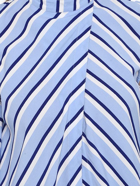 cold shoulder striped top - 16702249 - Zoom Image - 5