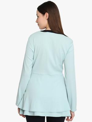 v-neck long sleeved tunic - 16702251 - Standard Image - 3