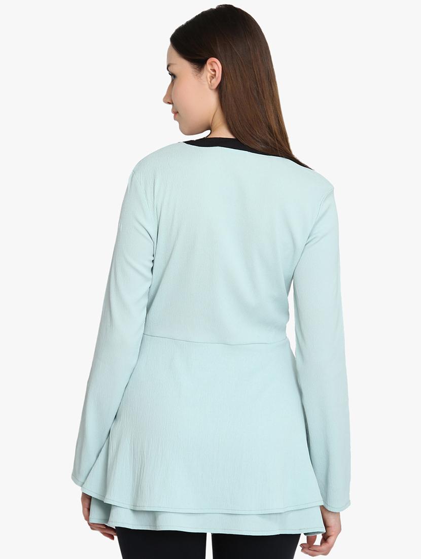 v-neck long sleeved tunic - 16702251 - Zoom Image - 3