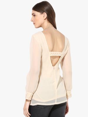 boat neck solid top - 16702268 - Standard Image - 3