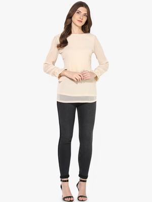 boat neck solid top - 16702268 - Standard Image - 4