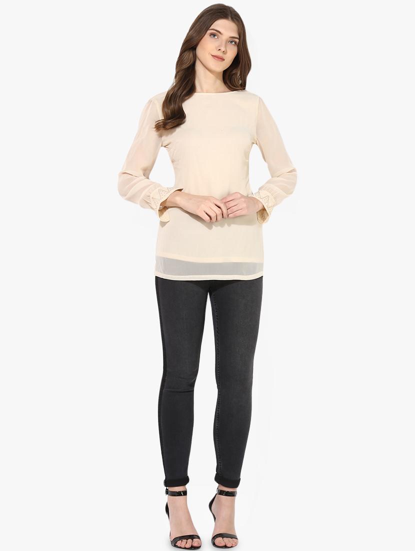 boat neck solid top - 16702268 - Zoom Image - 4