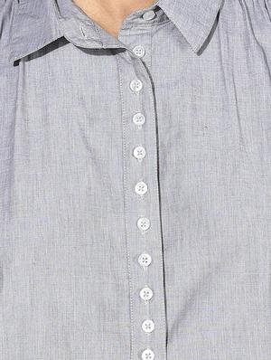 gathered detail high low tunic - 16702278 - Standard Image - 5