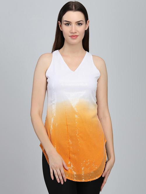 v-neck ombre tunic - 16702279 - Standard Image - 1
