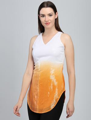 v-neck ombre tunic - 16702279 - Standard Image - 2