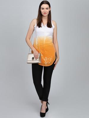 v-neck ombre tunic - 16702279 - Standard Image - 4