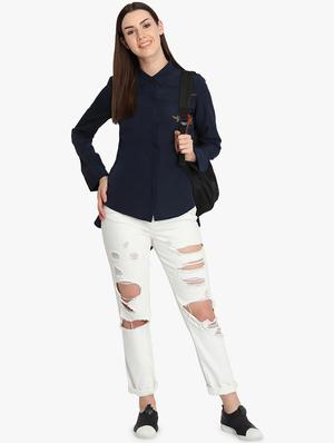 long sleeved applique shirt - 16702281 - Standard Image - 4