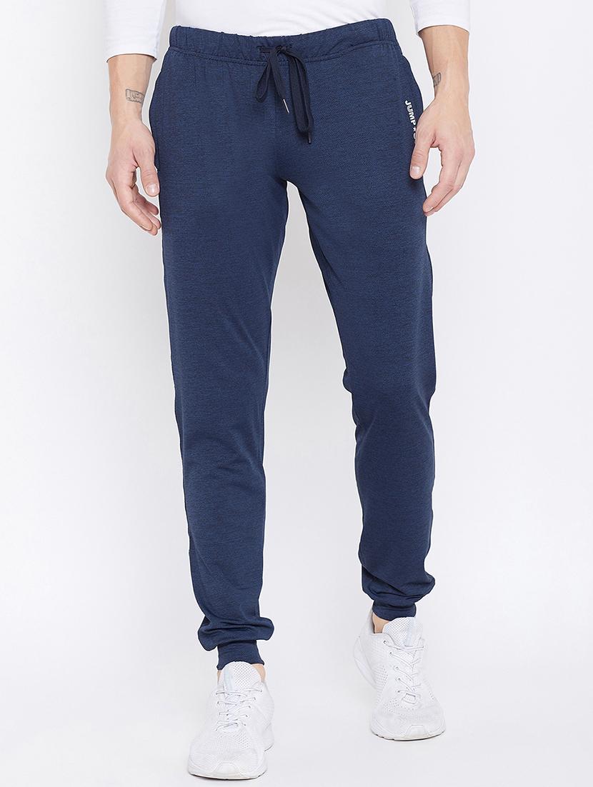 navy blue solid jogger - 16702296 - Zoom Image - 1