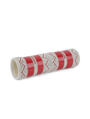 red silver tone bangles - 16702316 - Standard Image - 3