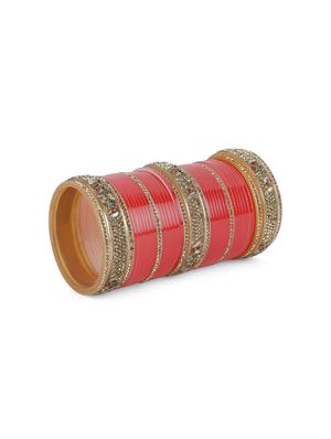 red gold tone bangles - 16702320 - Standard Image - 2