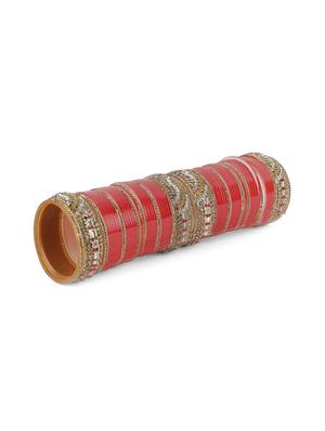 red gold tone bangles - 16702321 - Standard Image - 3