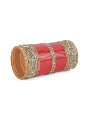 red gold tone bangles - 16702322 - Standard Image - 2
