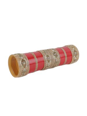 red gold tone bangles - 16702326 - Standard Image - 3