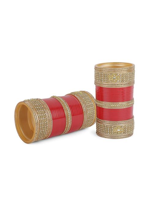red gold tone bangles - 16702338 - Standard Image - 1