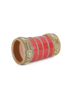 red gold tone bangles - 16702342 - Standard Image - 2