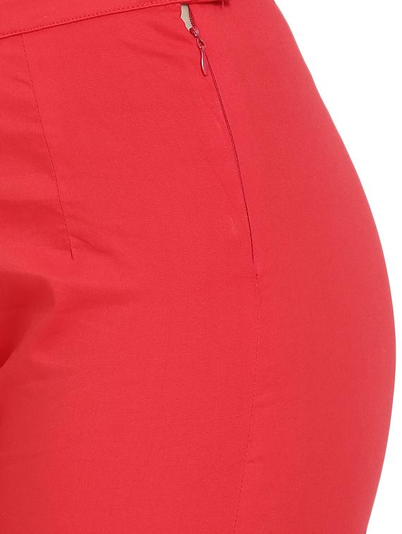 high rise button detail trouser - 16702696 - Zoom Image - 5
