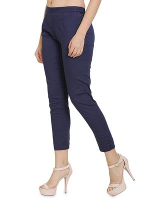 high rise button detail trouser - 16702697 - Standard Image - 2
