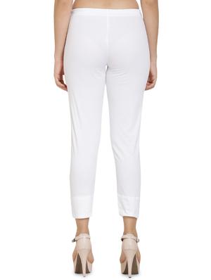 high rise button detail trouser - 16702698 - Standard Image - 3