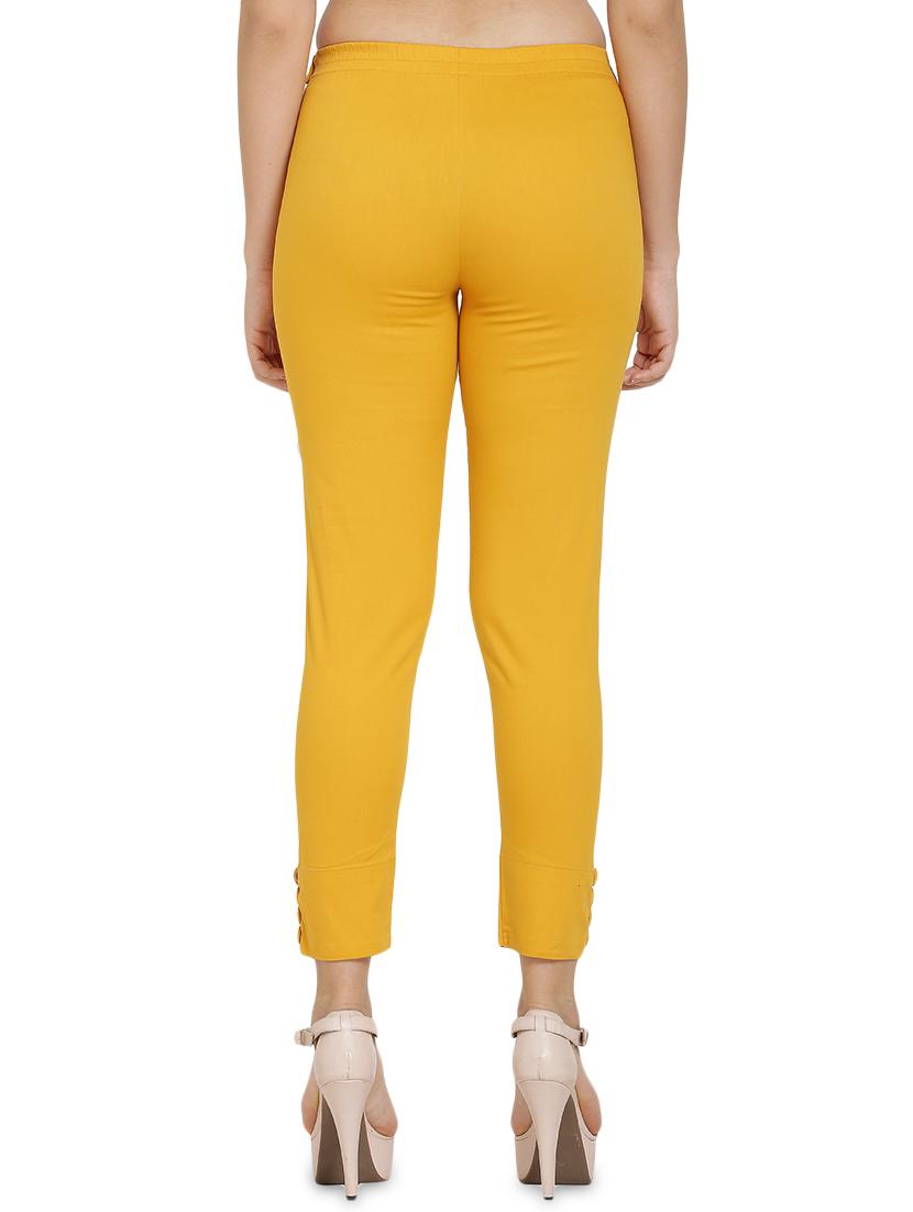 high rise button detail trouser - 16702700 - Zoom Image - 3