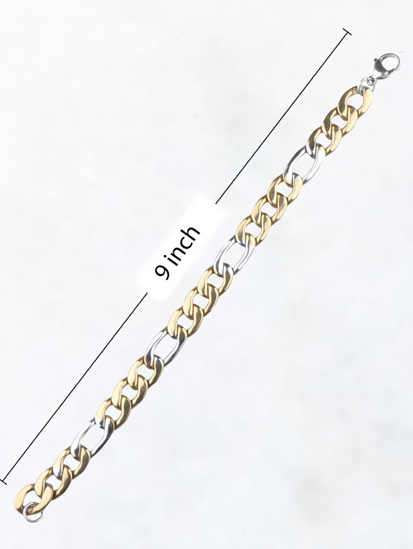 gold metal alloy bracelet - 16702795 - Zoom Image - 2