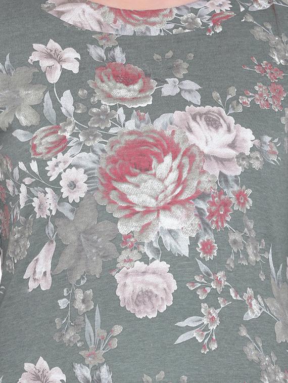 bell sleeved floral sheath dress - 16702810 - Zoom Image - 5