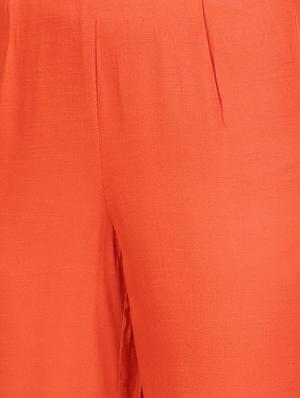 printed straight palazzo - 16702941 - Standard Image - 5