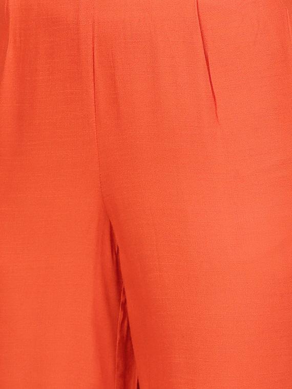 printed straight palazzo - 16702941 - Zoom Image - 5