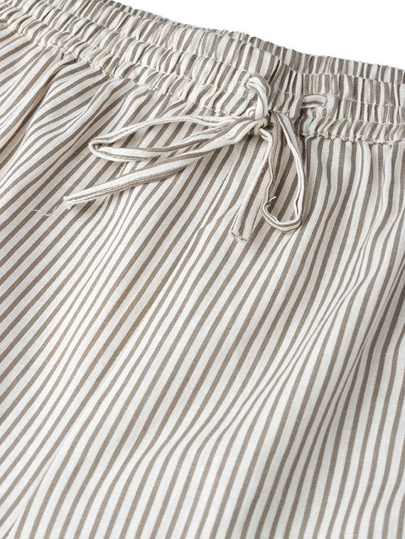 tie knot striped straight trouser - 16703059 - Zoom Image - 5