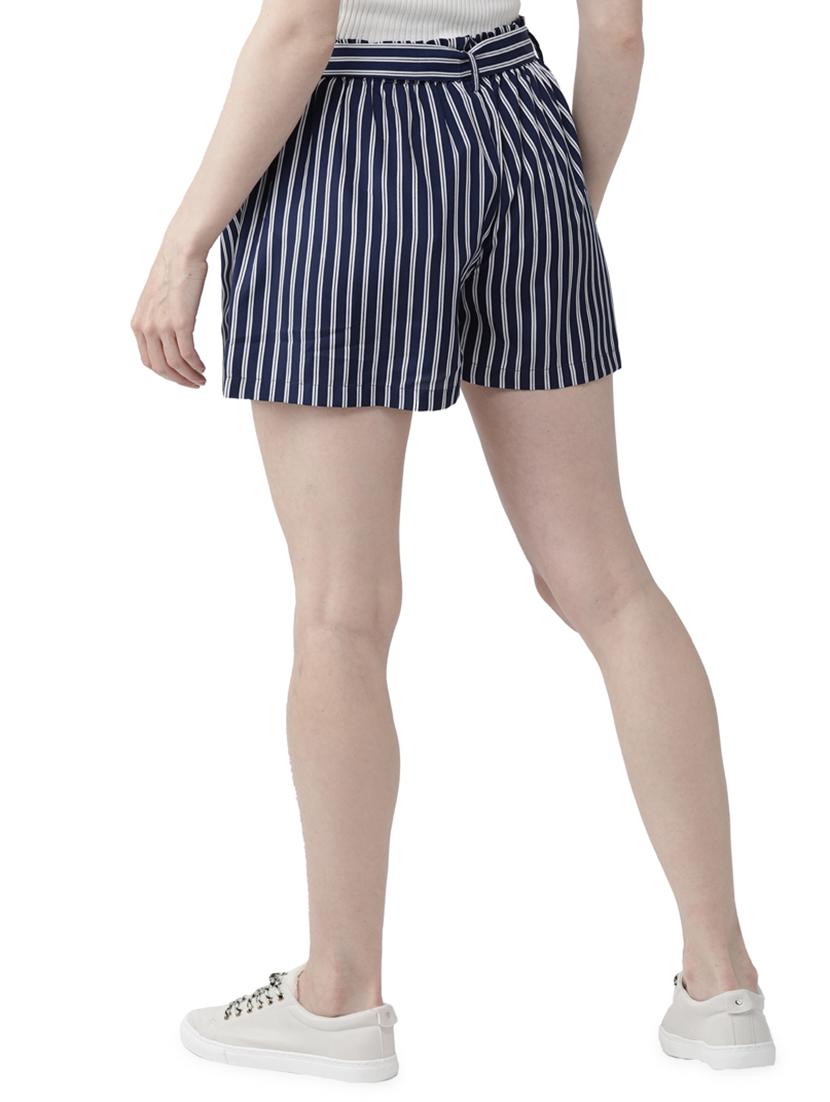 tie knot striped shorts - 16703060 - Zoom Image - 3