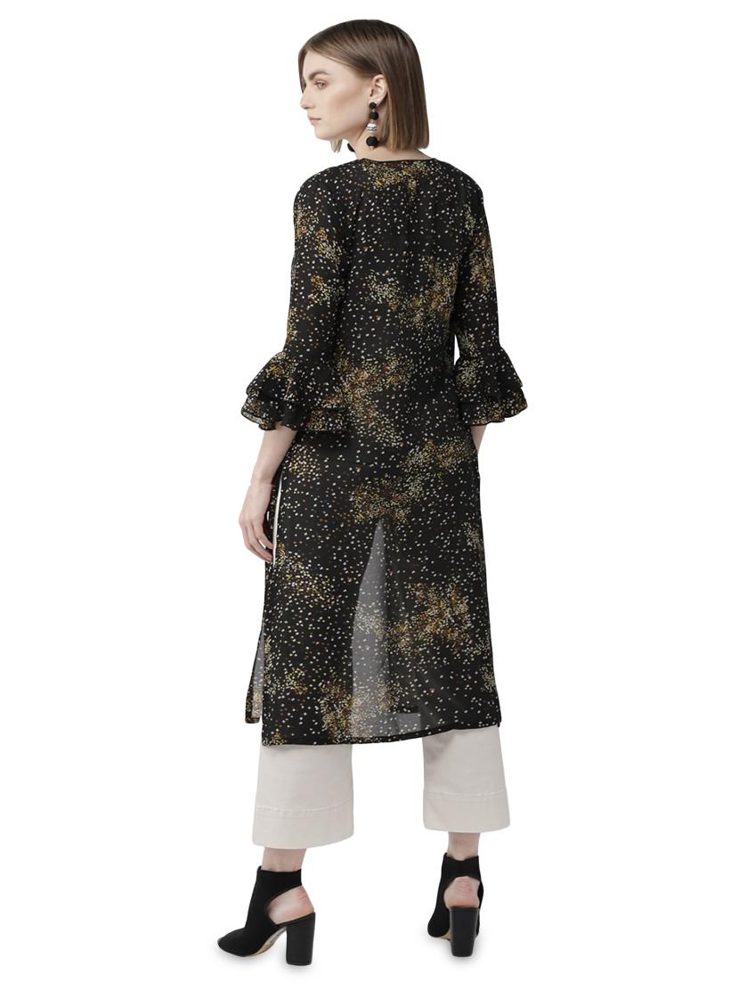 bell sleeved floral shrug - 16703063 - Zoom Image - 3