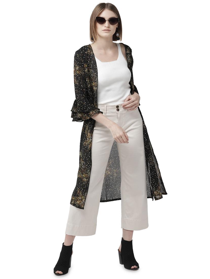 bell sleeved floral shrug - 16703063 - Zoom Image - 4