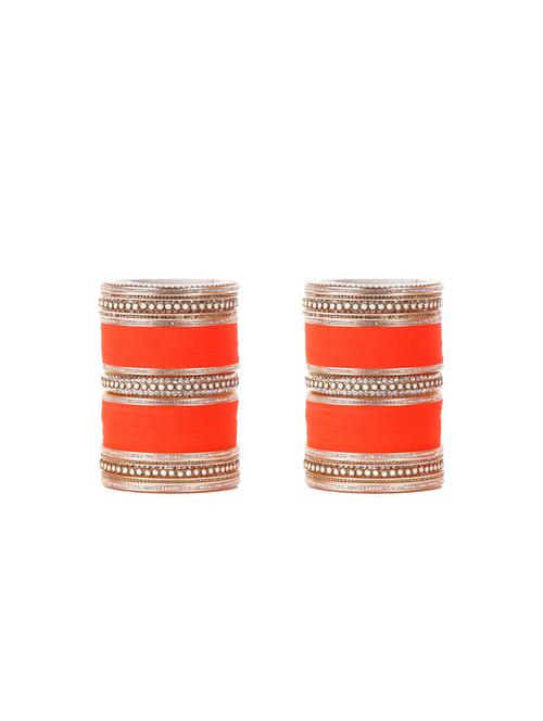 orange gold tone metal bangle - 16703095 - Standard Image - 1