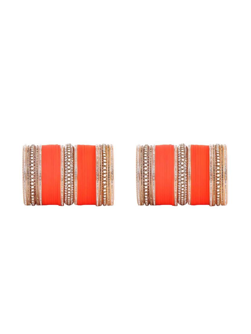 orange gold tone metal bangle - 16703095 - Zoom Image - 2