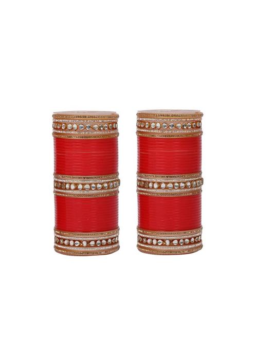 red gold tone metal bangles - 16703103 - Standard Image - 1